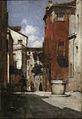 'Street Scene in Venice', oil on canvas painting by Joseph Rodefer DeCamp, 1881, Cincinnati Art Museum.JPG