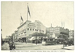 (King1893NYC) pg875 BROADWAY AND 29TH STREET, SHOWING IMPERIAL MUSIC HALL AND DALY'S THEATRE.jpg