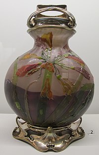 Émile gallé, ernest cardeilhac, vaso africana, nancy 1900.JPG