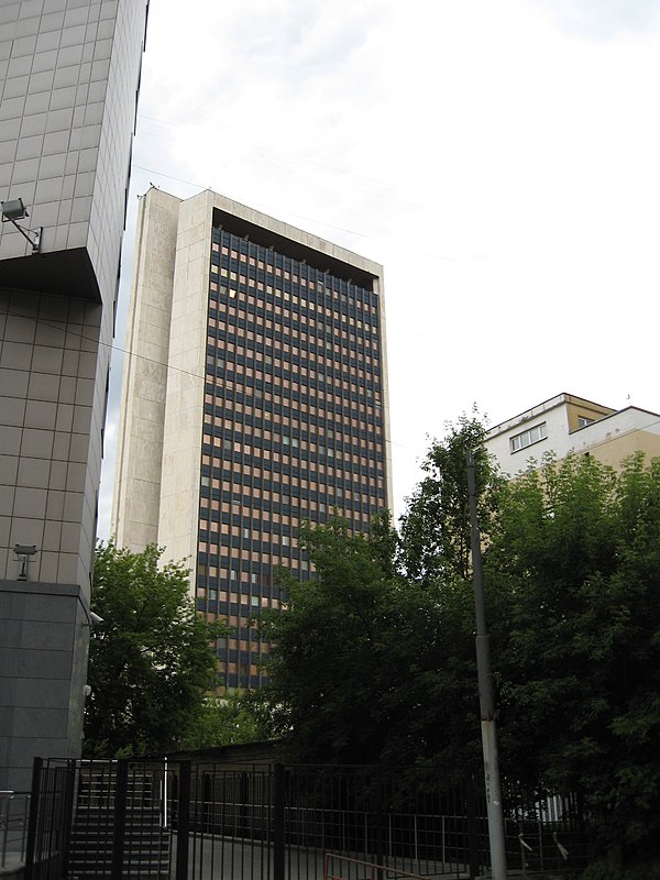 Roscosmos's headquarters in Moscow, Russia.