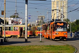 Трамваи на Белореченской — Волгоградской.jpg