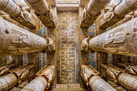 Architectural details Hossam Manadily Ceilings in Dendera Temple