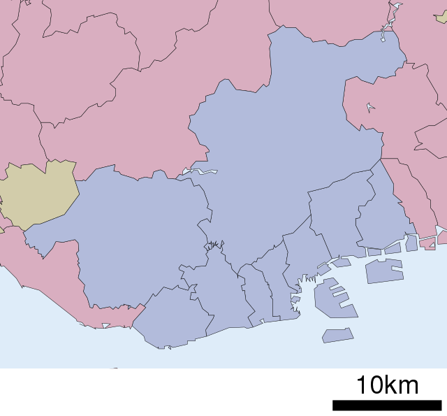 神戸市行政区画図