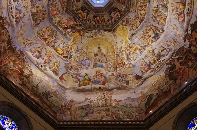 03 2015 Giudizio Universale-Cristo-Giorgio Vasari-Federico Zuccari-Cupola-Santa Maria del Fiore (Firenze) Photo Paolo Villa FOTO9275.JPG