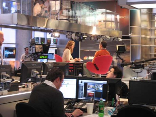 The MSNBC studio