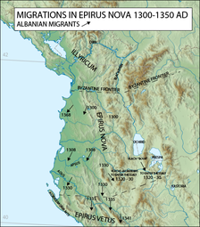 Population movements, 14th century.