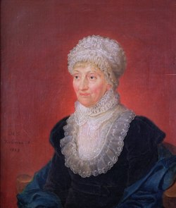 1829 Melchior Gommar Tieleman, Ölgemälde Caroline Herschel Hannover.tif