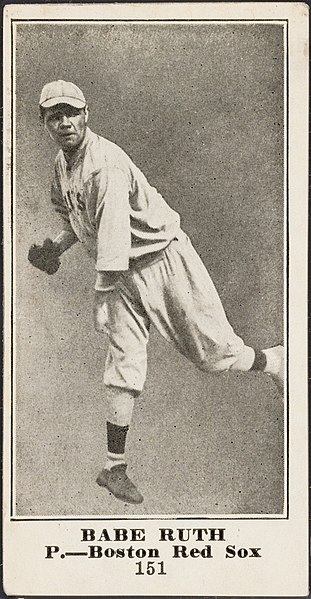 File:1916 M101-4 Sporting News Babe Ruth Rookie -151.jpg