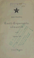 Eesti-Esperanto sonastik. J.Rosenberg 1923