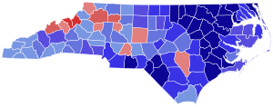 1944 North Carolina gubernatorial election results map by county.svg