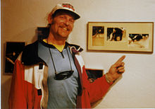 Charlie Kelly at Mountain Bike Hall of Fame in Crested Butte, 1989 - Photo by Patty Mooney 1989 charlie kelly crested butte.jpg
