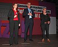 Night after Federal Election 2021: Janine Wissler, Dietmar Bartsch and Susanne Hennig-Wellsow