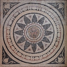 Phobos (mosaïque du IVe siècle apr. J.-C., Halicarnasse).