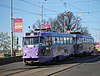 6. maršruta tramvajs brauc pa Gaisa tiltu.