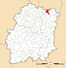 Position de Vigneux-sur-Seine en Essonne.