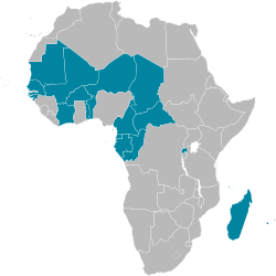 ASECNA member states.svg