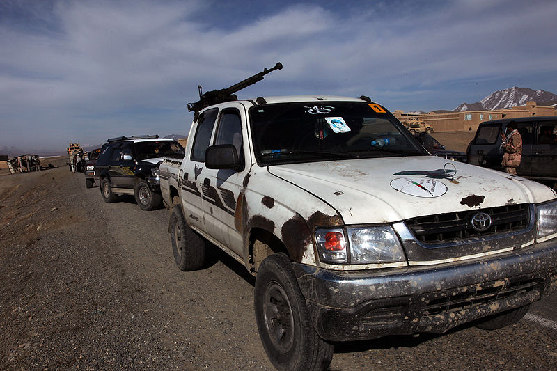 File:A Private Afghan Security Company truck armed with a DShK heavy machine gun.jpg