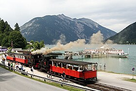 Suuntaa-antava kuva osiosta Achensee Railway