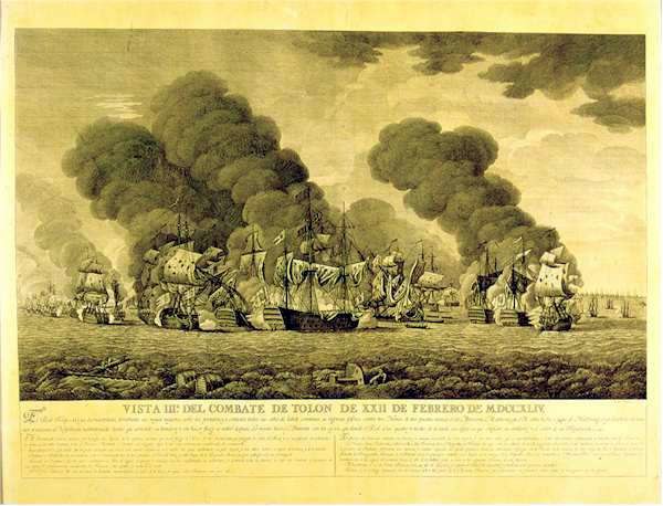 The Battle of Toulon at which Parker was present as a junior officer