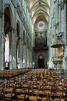 Nave of Amiens Cathedral, looking west (1220-1270)