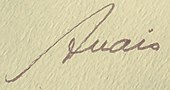 signature d'Anaïs Nin