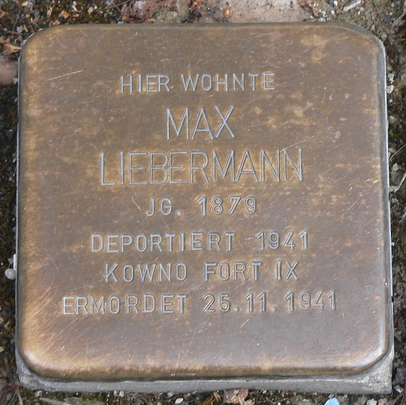 Ansbach Stolperstein Liebermann, Max.jpg