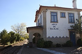 Antigo edifício da Estação de Arco de Baúlhe, em 2016.