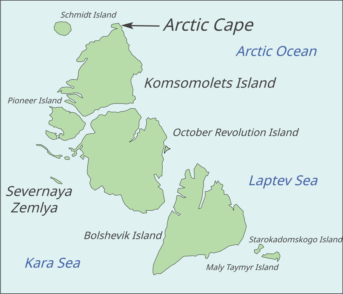 Остров шмидта на контурной карте. Мыс Арктический. Мыс Арктический на карте. Архипелаг Северная земля координаты. Остров Шмидта на карте мира.