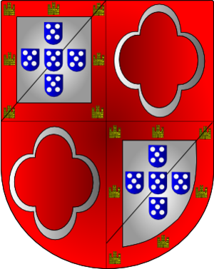 Coat of Arms of House of Sousa Armas sousa arronches.png