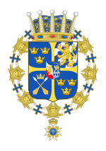 Bildbeschreibung Wappen von Carl Johan Herzog von Dalarna.svg.