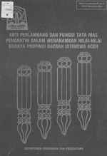 Gambar mini seharga Berkas:Arti perlambang dan fungsi tata rias pengantin dalam menanamkan nilai-nilai budaya Propinsi Daerah Istimewa Aceh, M c 1090 N.pdf