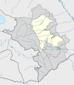 Sarsang Reservoir er placeret i Republic of Artsakh