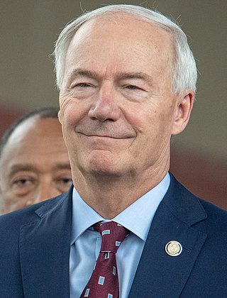 <span class="mw-page-title-main">Asa Hutchinson</span> Governor of Arkansas from 2015 to 2023