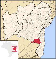 Itapetinga – Mappa