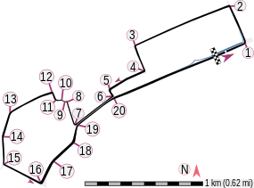 Baku Formula One circuit map.svg