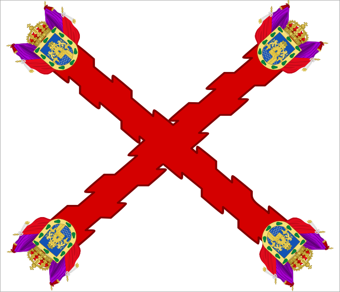 File:Bandera de la Nueva España.svg