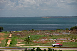 Bay of Cárdenas as seen from Varadero