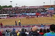 Deutsch: Beachhandball bei den Olympischen Jugendspielen 2018; Tag 6, 12. Oktober 2018; Mädchen, Hauptrundenspiel – Chinese Taipei (Taiwan)-Argentinien 1:2 English: Beach handball at the 2018 Summer Youth Olympics at 12 October 2018 – Girls Main Round – Chinese Taipei (Taiwan)-Argentina 1:2