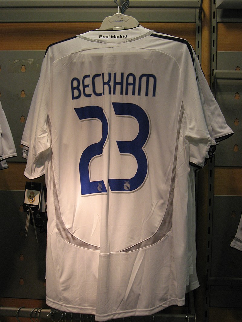 File:Beckham shirt Real Madrid.jpg - Wikimedia Commons