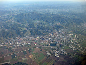 Luftbild vom Westen aus