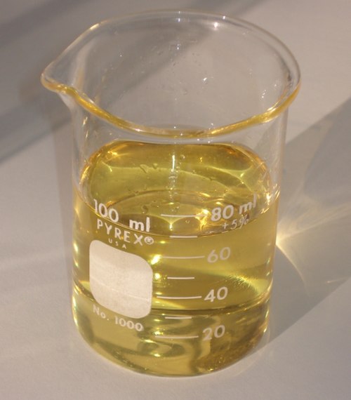 Pure biodiesel (B-100), made from soybeans