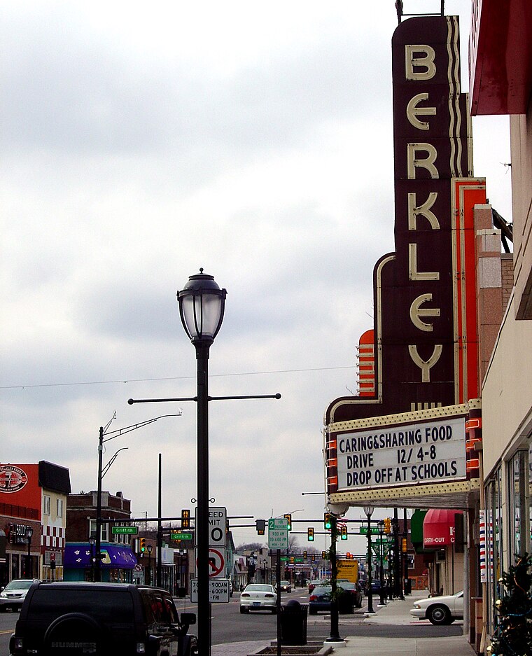 Central Tower Map Building Royal Oak Michigan USA