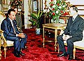 King Bhumibol Adulyadej and President Carlos Menem of Argentina, 1997