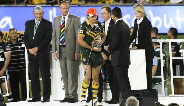 Slater after playing for Australia in the 2008 World Cup final.