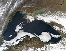 Satelitowy wobraz Čorneho morja