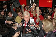 Bob Rae speaking to press at Day 1 of the Liberal Leadership Convention Bob Rae addressing the press at the Liberal Leadership Convention.jpg