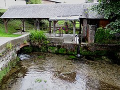 Le lavoir public.