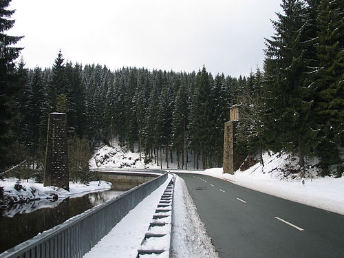 Hier stand die Brücke