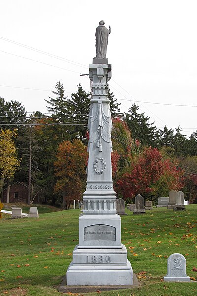 Rear of the monument