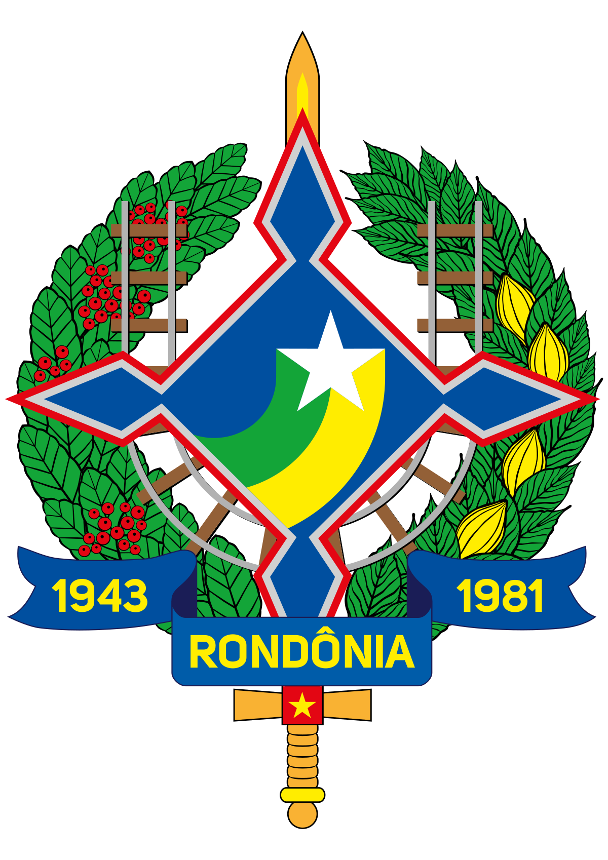 Brasão de Rondônia Logo PNG Vector (CDR) Free Download